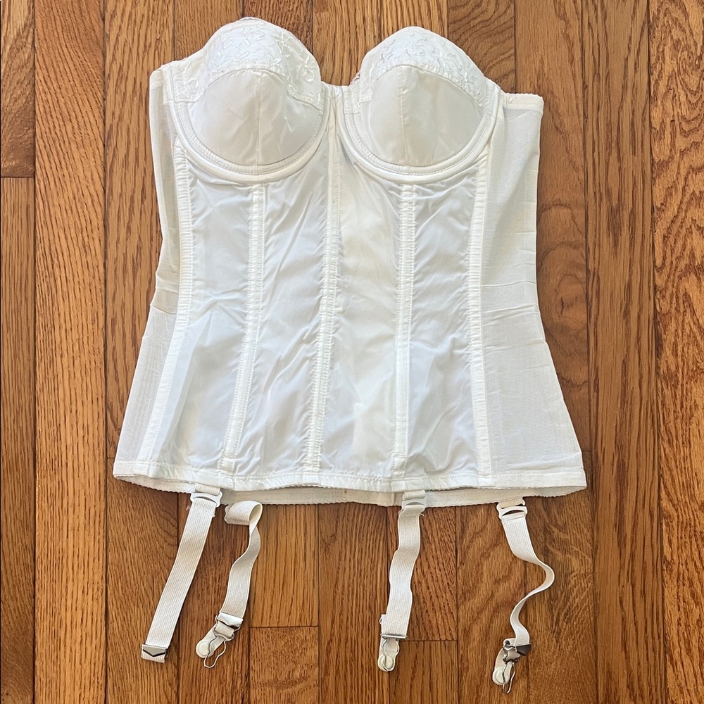 Vintage Lady Marlene Bra-S-Lette Union Made Corset Bridal 34 1960s Undergarment‎